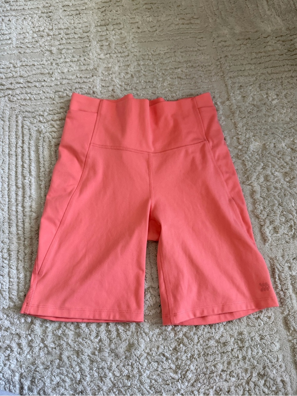 Women’s High-Waist Biking Coral Active Shorts
